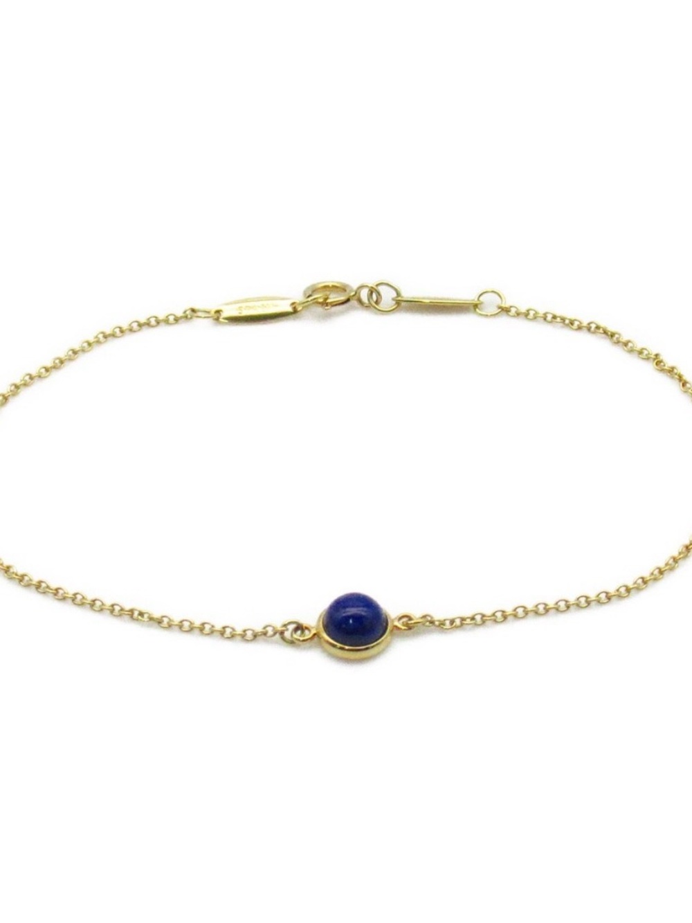 Tiffany & Co Lapis Lazuli Elsa Peretti 18K Yellow Gold Bracelet NWOT